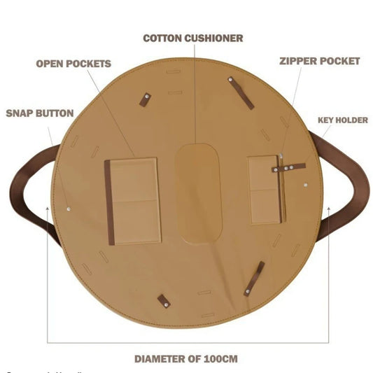 CONVERTIBLE TOTE-TO-MAT BAG.