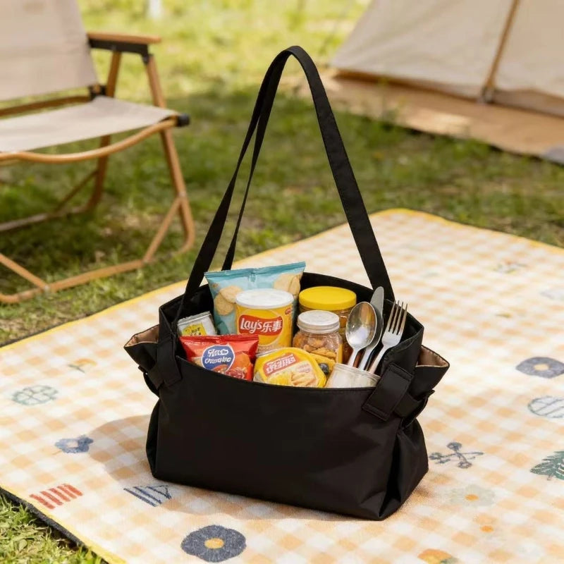 CONVERTIBLE TOTE-TO-MAT BAG.